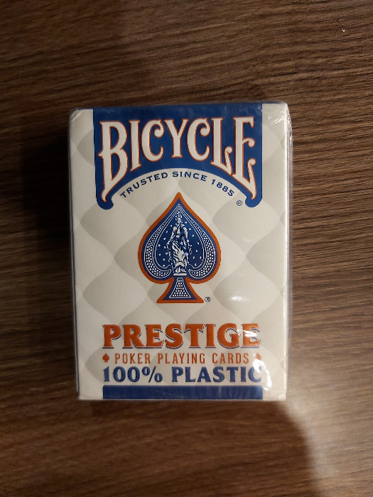 Playing Cards Bicycle Original Bleu - Numéro Grand >>100% plastic - 4600Da